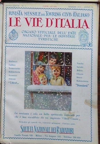 Vie italia 1931 marzo crociera - italia,