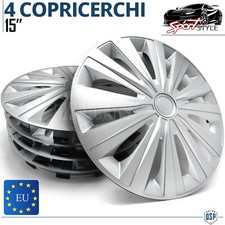 4 Copricerchi Auto 15 Pollici