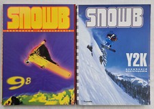 SNOWB, snowboard enciclopedia, catalogo tavole/scarponi/attacchi, 2pz, 1998-2000