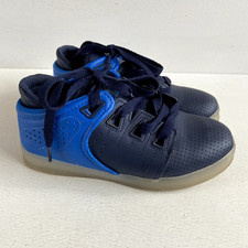 Scarpe Osiris D3V ragazzo taglia 4 blu pelle sneakers skater leggere carica