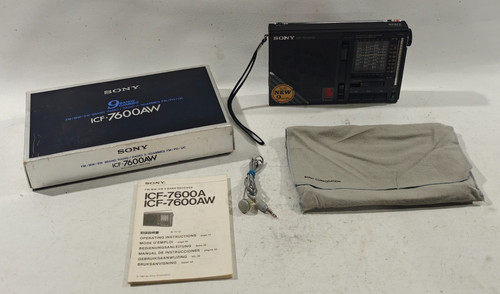 Sony icf 7600aw radio - icf-7600aw, a