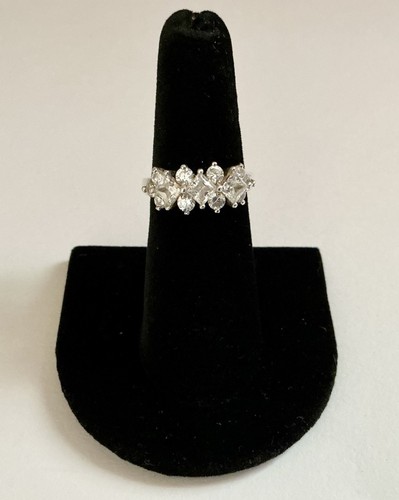 Anello grappolo argento - a, in