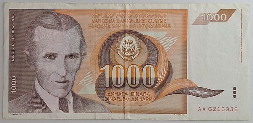 1000 dinara jugoslavia - -,