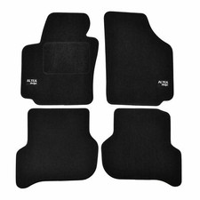Tappetini Per Auto Su Misura Per Seat Altea Dal 2004 4-Pcs Moquette Con Logo