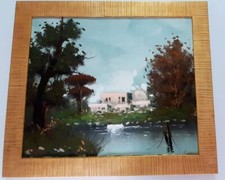 Quadro ad olio Paesaggio di