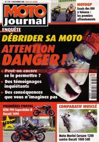 Moto journal 1735 essai - essai, test