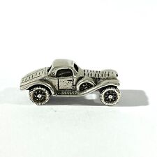 miniatura auto retrò argento massiccio vintage, figurina italiana marcata