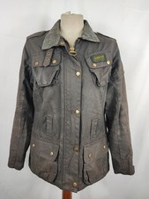 Giacca Barbour International Donna SMALL UK10 -Lady International Black jacke...