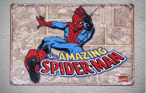 Targa supereroi spiderman