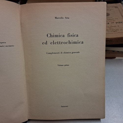 Chimica fisica - fisica, ed