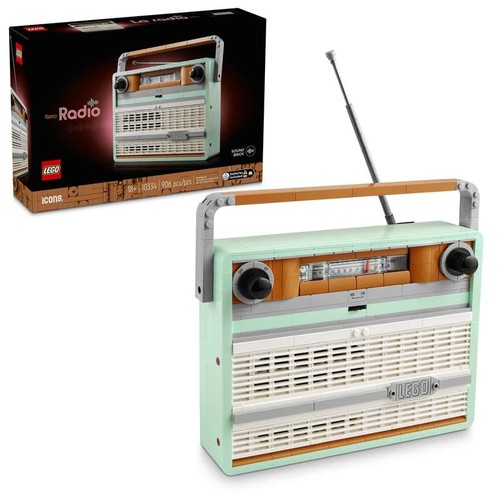 Lego icons 10334 radio vintage - icons,