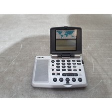 Sony ICF-SW07 FM Stereo/Shortwave/MW/LW PLL Ricevitore Sintetizzato Argento Portatile