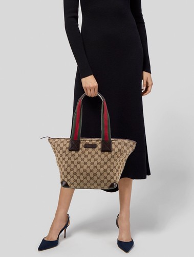 Gucci canvas mini tote - mini,
