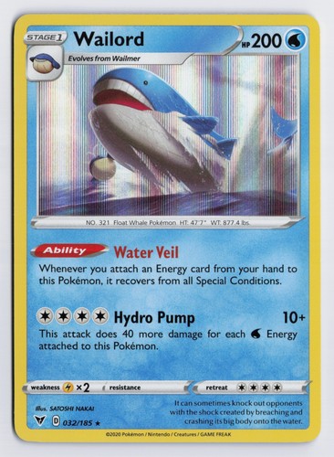Wailord swsh04 032 - -, #032/185