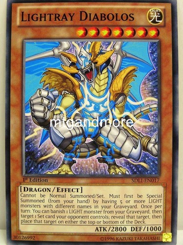 1x lightray - yu-gi-oh,