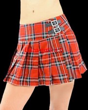 Mini gonna scozzese - scozzese, goth