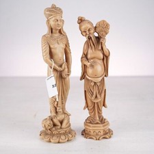 coppia di statuine orientali