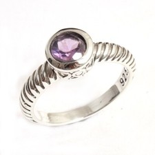 Anello ametista impilabile -