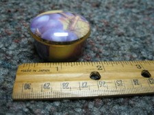 Vintage Mini grape Trinket Box Bone China Crownford Giftware, NY made in England