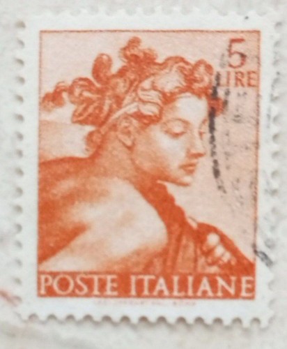 Francobollo lire italiane - francobollo, 5