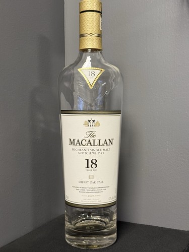 Macallan scotch whiskey - 18,