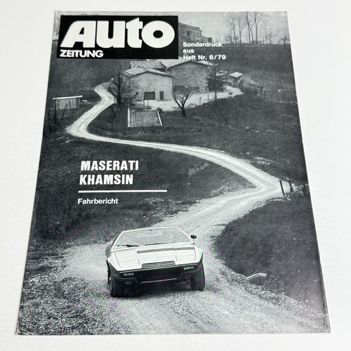 Maserati khamsin sonderdruck - maserati, /