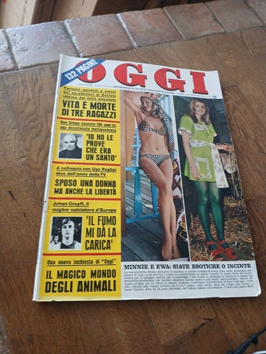 Oggi 1972 pubblicita vespa - oggi, 1972=pubblicita