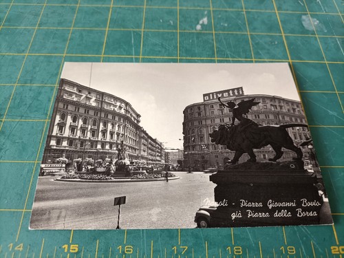 Cartolina napoli piazza - -,