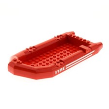 1x Lego Barca 21x10x3 Rosso