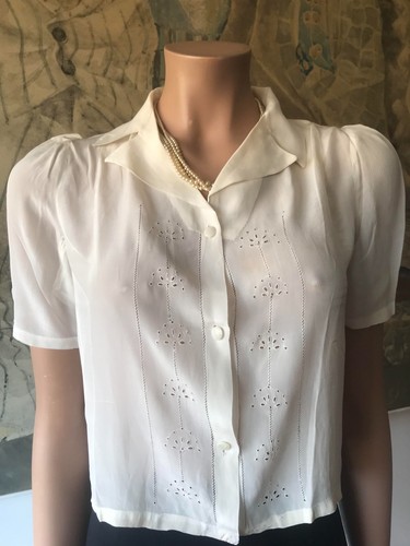 Camicia ricamata anni - camicia,