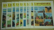 AVVENTURA GIORNALE N° 1/18 COMPLETA 1944 CON GORDON-AUDAX-MANDRAKE -UOMO MASCHER