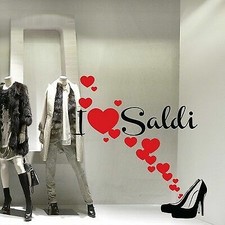 ADESIVO SALDI  A COLORI SCONTI