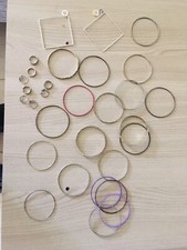 lotto stock bigiotteria 30 Pezzi Anelli Bracciali