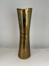 Vaso In Ottone Battuto A Mano