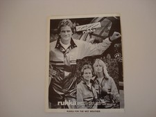 advertising Pubblicità 1984 RUKKA e BARRY SHEENE