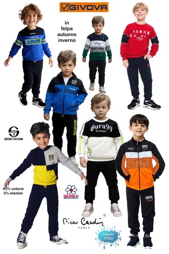 Completo tuta bambino felpa - completo, in