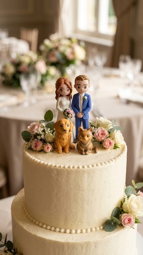 Topper torta matrimonio - torta,