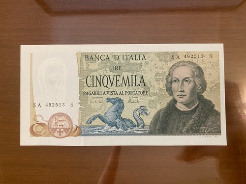 Banconota lire 5000 - banconota,