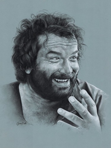 Ritratto bud spencer disegno - ritratto, spencer,