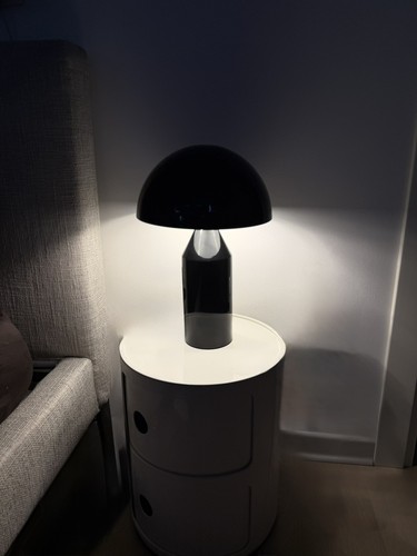 Lampada atollo nera - nera, h