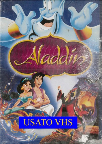 Aladdin vhs usato ex - vhs,