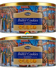 2 lattine di biscotti al burro