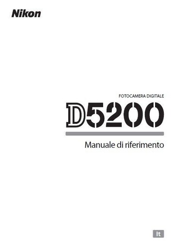 Per nikon d5200 manuale - per,