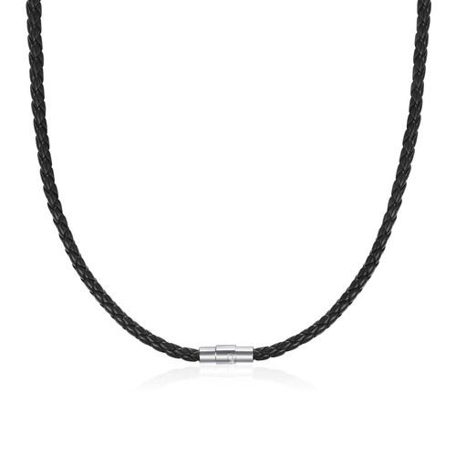 Collana catena corda pelle