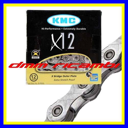 Catena kmc x12 silver bici - kmc,