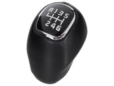 POMELLO LEVA CAMBIO 10 mm  NERO PELLE 6+R PER HYUNDAI i30 ix20