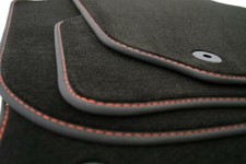 Tappetini Audi A6 S6 C4 Avant Qualità Originale Velluto Tappeto Auto Cucitura Rossa 4x