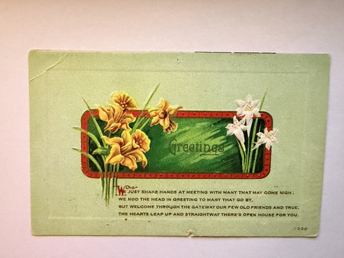 Cartolina epoca 1916 usa - cartolina, d'epoca