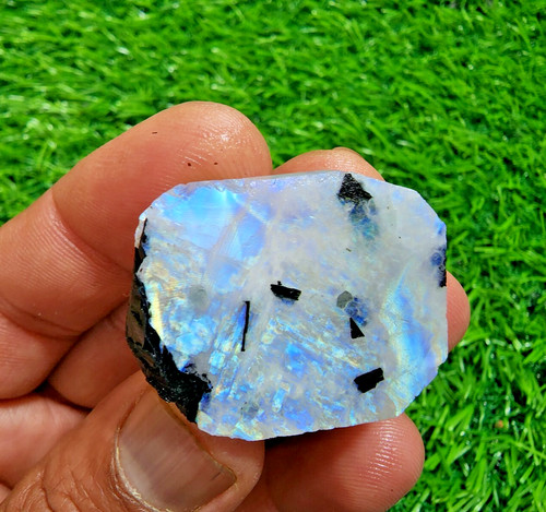 Pietra luna arcobaleno rara - di,