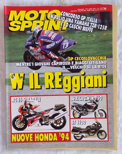 Motosprint 1993 gilera gfr - gilera,